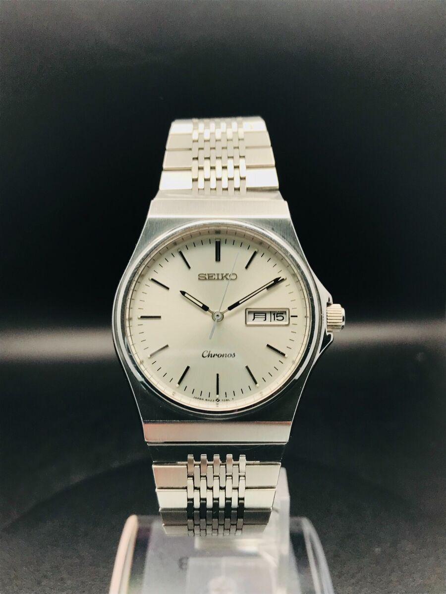 SEIKO WATCH CHRONOS 5H23-7D20 ANTIMAGNETIC QUARTZ DAY DATE SEIKO WATCH CHRONOS 5H23-7D20 ANTIMAGNETIC QUARTZ DAY DATE