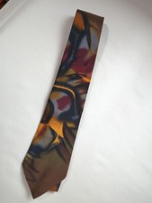 Vtg POLICY Men's Abstract Pattern Tie