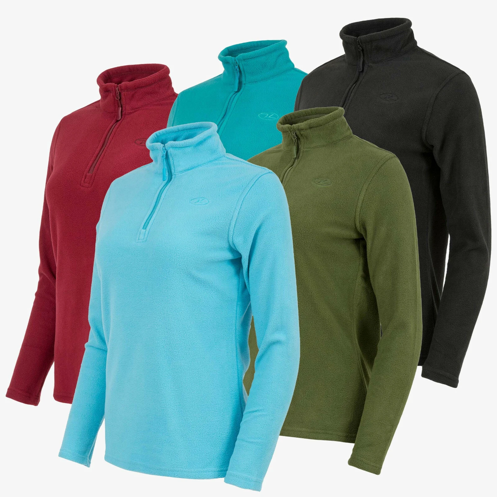 Highlander Ember Fleece Ladies - Warm High Neck Zip Fleece Hiking Walking Womens