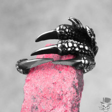 Sculpt Rings  Dragon Claw Punk Ring  316L Stainless Steel  Gothic Jewelry