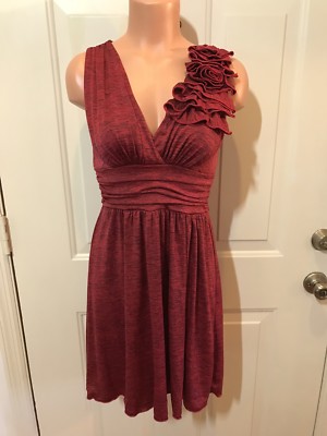 SPEECHLESS brand, Size Small, Red/Black, Flowing Knee-Length Dress w/Tie Waist. | eBay SPEECHLESS brand, Size Small, Red/Black, Flowing Knee-Length Dress w/Tie Waist. | eBay