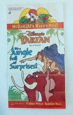 Tarzan - McDonald's Happy Meal Sack - 1999