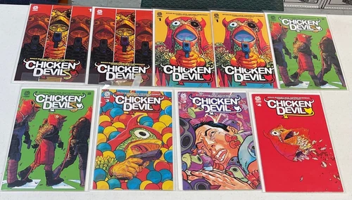 Chicken Devils #1-4 Lot of 9 Comics With Varients Aftershock Comics 2022