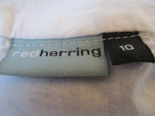 Ladies Red Herring at Debenhams Blue and White Skirt size 10 - Picture 6 of 6