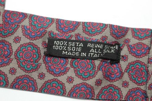 MODAITALIA ascot silk tie F79017 Made in Italy - Picture 3 of 3