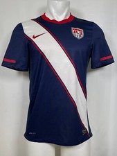 USA National Soccer Team USMNT Nike 2010 Blue Away Jersey Kit Men's SMALL
