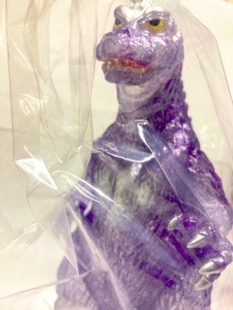 Gigabrain Godzilla 1964 Mosugoji Clear Molding Purple