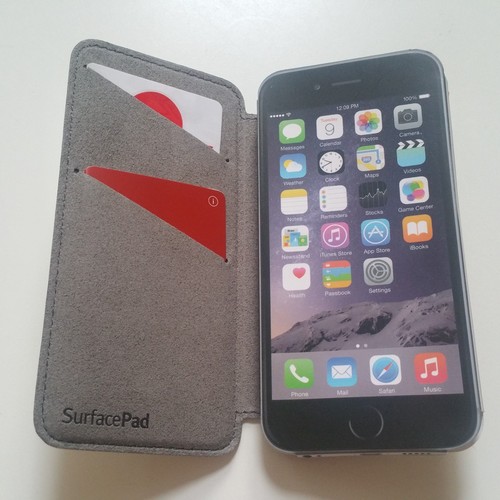 Twelve South SurfacePad Leather Folio Cover w' Stand iPhone 6 6s - Picture 3 of 8