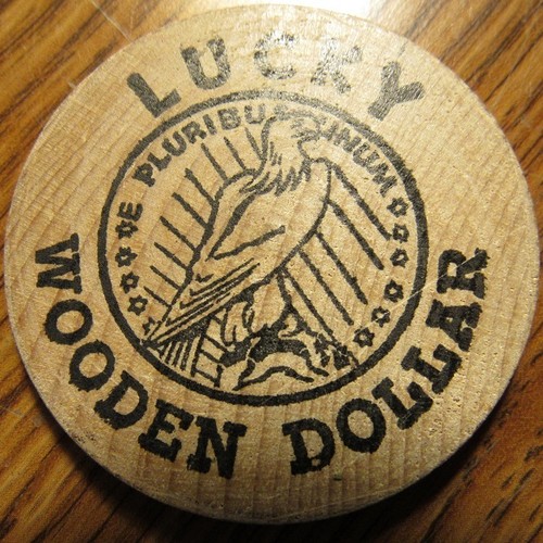 1969 Mr. Courtesy Gatlinburg, TN 2" Large Wooden Nickel - Token Tennessee - Picture 2 of 2