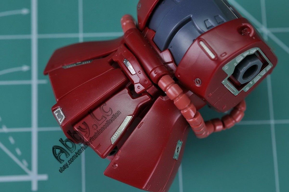 for HG 1/144 Zaku II 2 Red Comet ver GTO The Origin AW9 Details