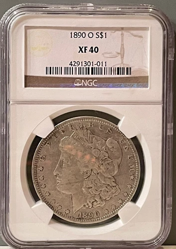 1890-O Morgan Dollar NGC Certified XF40