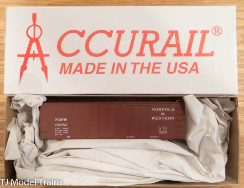Vagón de carga Accurail HO #1406 NORFOLK & WESTERN 36' DBL.SHEATH | Zustand: New