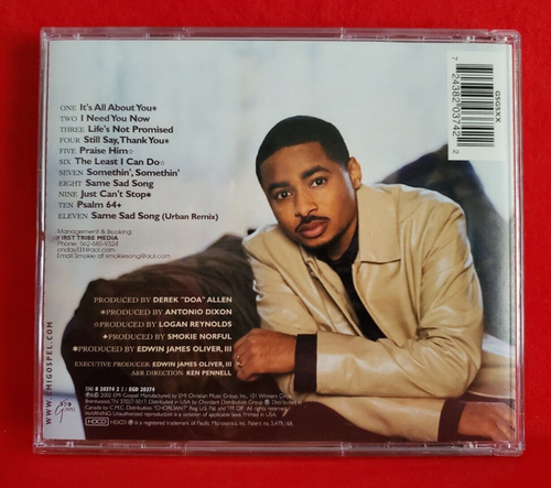 Smokie Norful I Need You Now 2002 EMI Gospel CD - Imagen 3 de 6