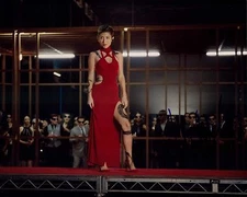 DICHEN LACHMAN w/ COA  8x10 autograph photo SUPERGIRL / THE 100