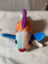 Ty Beanie Baby Lips the Fish DOB March 15, 1999 Mint condition