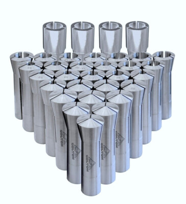 Colton 20131 32 Piece Ultra Precision R8 Round Collet Set, 1/32'' - 1'' x 1/32''