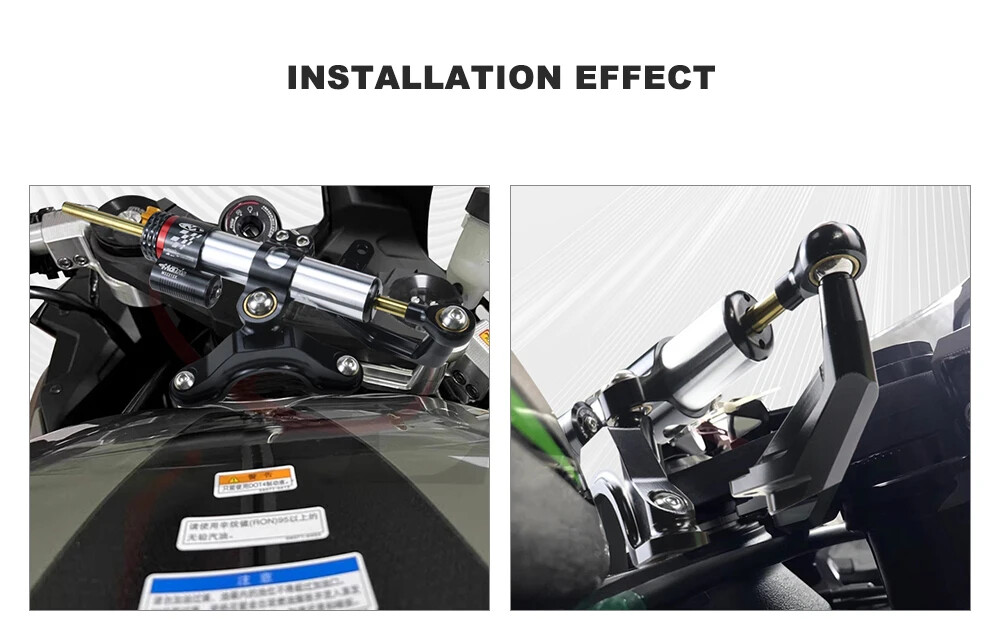 Motorcycle Steering Stabilizer Kit For Kawasaki Ninja ZX-6R 636 ZX