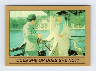 DOES SHE OR DOES SHE NOT #38 JAMES BOND 007 Trading Card 1993 Eclipse SAL12