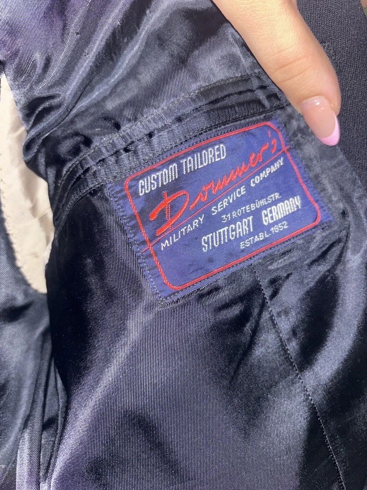 VINTAGE military army blazer gold buttons 1956 navy drummers unknown size  - Image 4 of 4