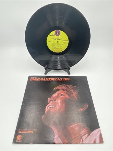 Glen Campbell "Live" Double Record Set Capitol Records STBO-268 1969 - Picture 8 of 12