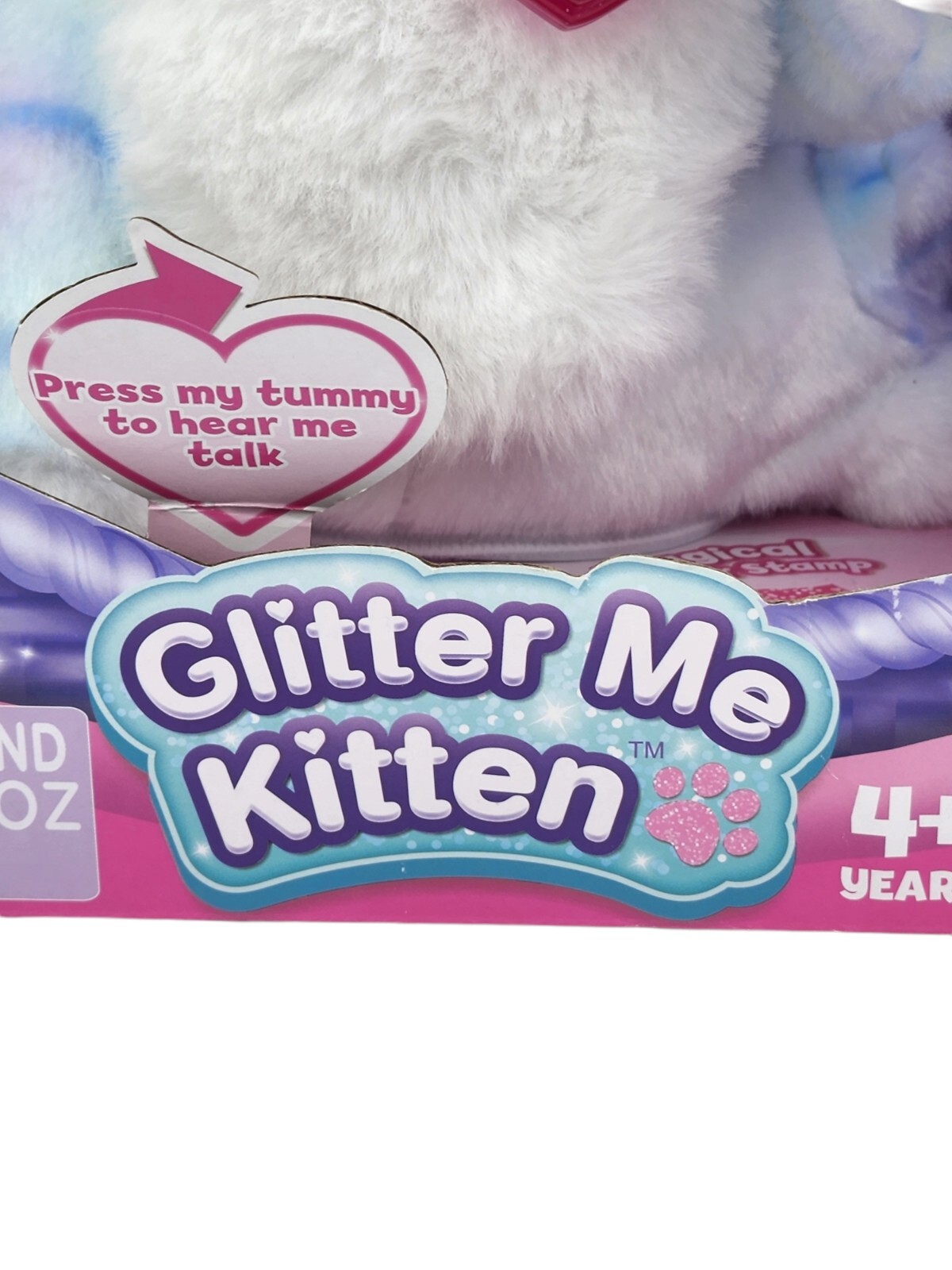 VTech Glitter Me Kitten Talking Sounds Lights Interactive Toy Plush Cat