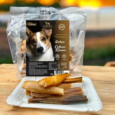 MY HAPPY PETS Deluxe Ochsenziemer 1kg (7-10cm) Kausnack für Hunde Zahnreinigung