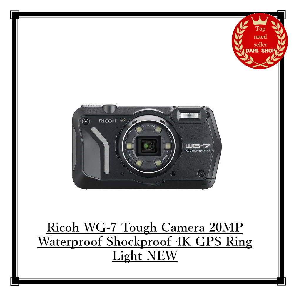 ■RICOH WG-7 Ricoh WG-7 Waterproof Digital Camera (Red) - Walmart.com