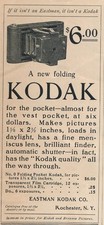 Magazine Ad - 1902 - Kodak Camera's - Eastman Kodak Co., Rochester, NY