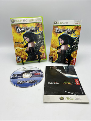 Bullet Witch (Microsoft Xbox 360, 2007) CIB Complete w/ Manual & Poster