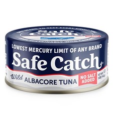 Safe Catch Canned Lowest Mercury Limit Albacore Tuna Fish No Salt Added Wild ...