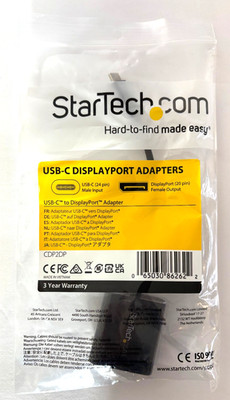 StarTech CDP2DP USB-C to Display Port Adapter