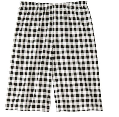 3X Plus Essentials Check Soft Classic Side Pocket 8.5 Inseam Knit Comfort Shorts
