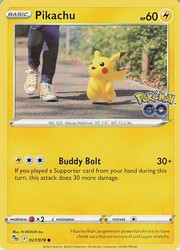 Pikachu 027/078 Pokémon GO Common
