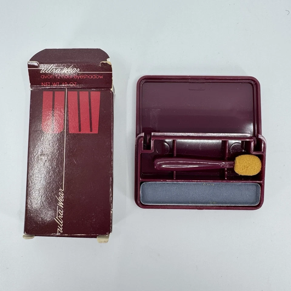 Avon Ultra Wear Eyeshadow Lapis Blue 0.10oz NIB NOS Vintage 1982 Rare Shade - Image 4 of 4