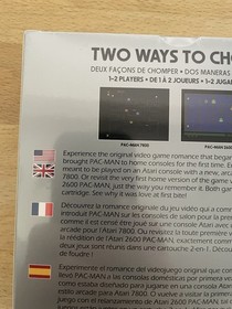 ATARI 7800 PAC MAN DOUBLE FEATURE Video Game - Atari 2600+ / 7800+ - NEW SEALED