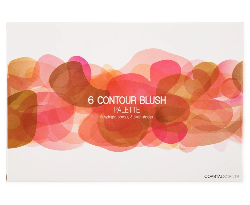 Coastal Scents 6 Contour Blush Palette – Matte Shades for Sculpting & Glow - Image 2 of 4