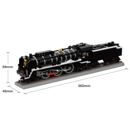 Kawada Nanoblock Steam Locomotive Deluxe Edition NB-062, 7 x 42 x 21 cm, Ages 12 - Picture 4 of 9