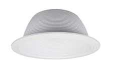 6 Inch Recessed Baffle Trim, White, 17511, Fits 6 Inch Housings, Ceiling