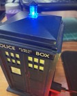 Dr Who BBC Police Call Box Tardis Wired USB Hub Port lights up & Sound! Doctor — photo 1