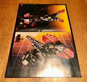 Vintage LEGO 6894 Blacktron Invader / Cruiser instruction manual only Legoland
