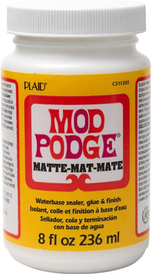 Mod Podge Matte Sealer, Glue & Finish: All-In-One Craft Solution- Quick Dry, Eas