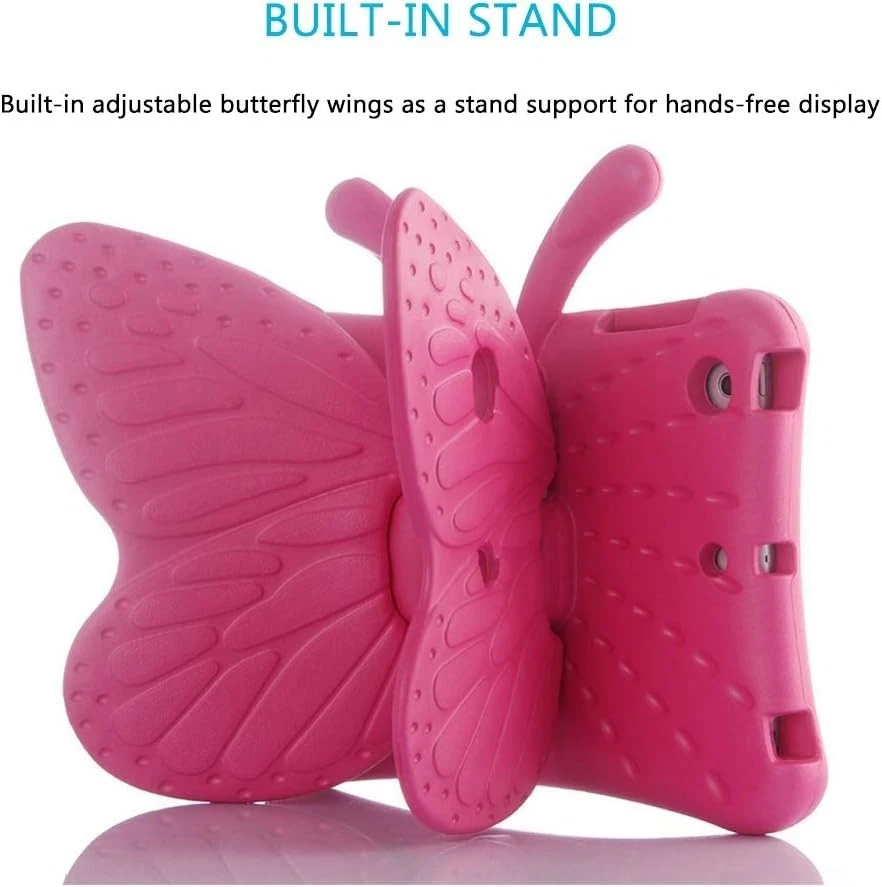Case for iPad 10.2 2020/2019 (8th 7th Gen), EVA Butterfly Kids Cover Case - Image 4 of 4