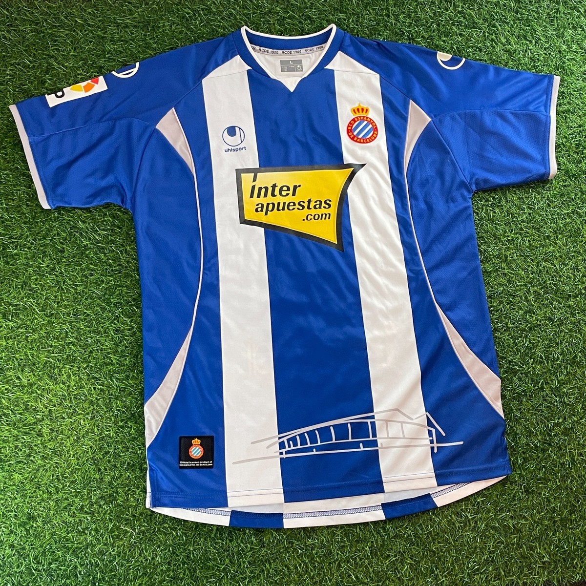 Espanyol 2009 Official Jersey Shirt Kit – Shunsuke Nakamura – US L