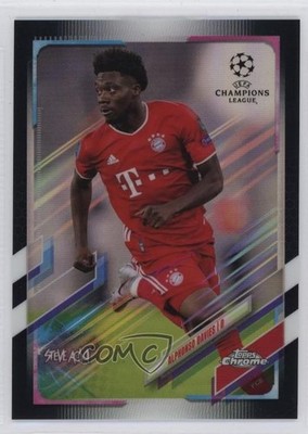 2020 Topps Chrome X Steve Aoki UEFA Champions League 65/99 Alphonso Davies 07yj
