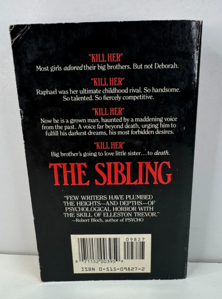 The Sibling by Elleston Trevor Paperback Jove Edition 1989 Foto 2 de 4