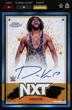 WWE Slam Topps Chrome 99cc Damon Kemp NXT DIGITAL Signature