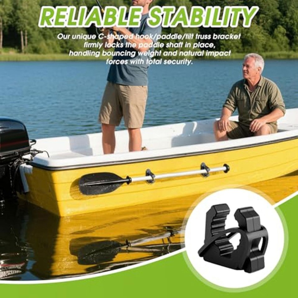 Spring Cips Boat Hook Holder with Rubber Spring Strap, Release Clips K6P87145 | eBay UK