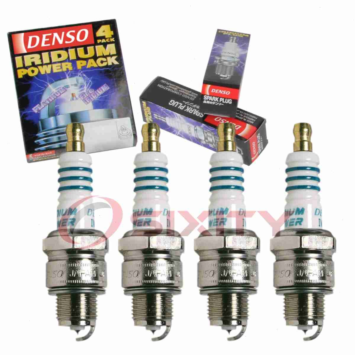 4 pc Denso Iridium Power Spark Plugs for 1956-1974 Volkswagen Karmann Ghia lo