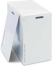 100 Pack125Khz RFID TK4100 Proximity ID Cards with Slot Hole Punch Key Token