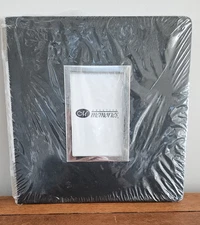Creative Memories 12x12 Scrapbook Album BLACK Window Leatherette Frame Cover NIP